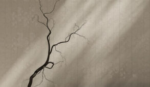 Varm og lun entrè med fliser i japansk stil